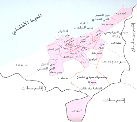 Photo of خريطة شوارع الدار البيضاء
