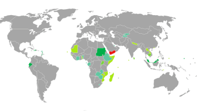 الدول المسموح لليمنيين دخولها بدون تأشيرة على مستوى العالم
