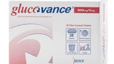 جلوكوفانس 500/5 Glucovance أقراص لعلاج مرض السكر