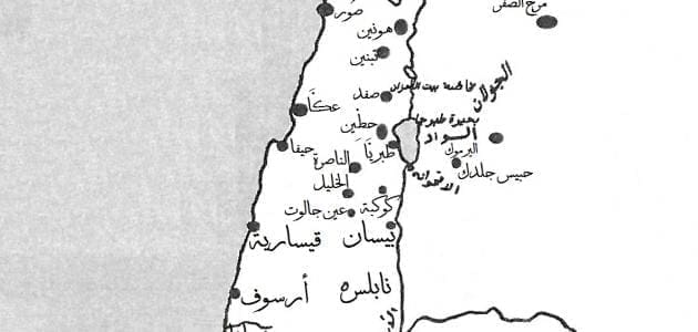 خريطة بلاد الشام الجغرافية وأهمية موقعها