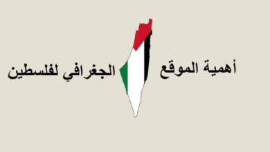 أهمية الموقع الجغرافي لفلسطين