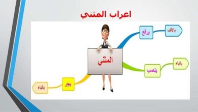 إذا كان الاسم مثنى علامة جره