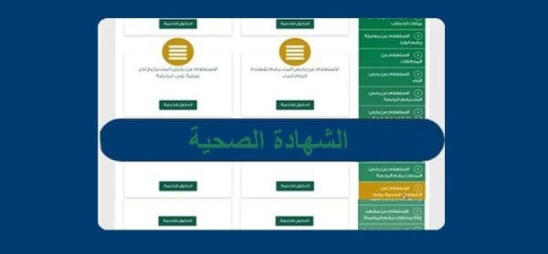 تم إصدار الشهادة الصحية لهذا الطلب باللون الأخضر