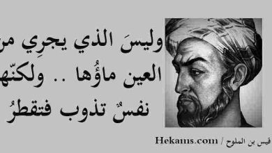 شعر قيس بن الملوح في حبيبته ليلى