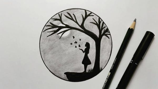 صور رسومات بالرصاص للمبتدئين سهلة 2024