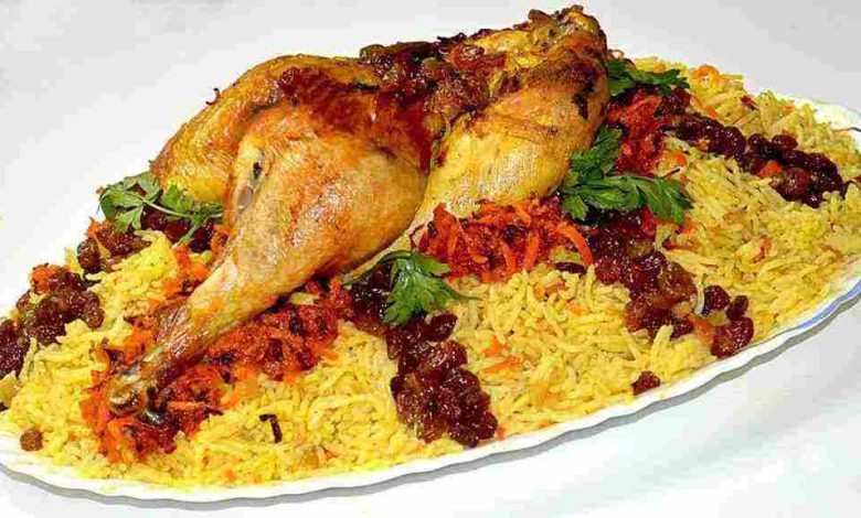 طريقة عمل رز مندي بالدجاج