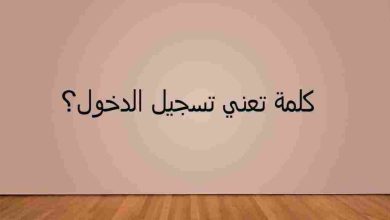 كلمة تعني تسجيل الدخول في المطار المجموعة العاشرة مرحلة 117