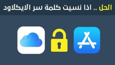 ما هو حل مشكلة نسيان باسورد icloud