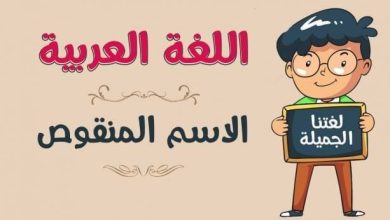 متى تحذف ياء الاسم المنقوص