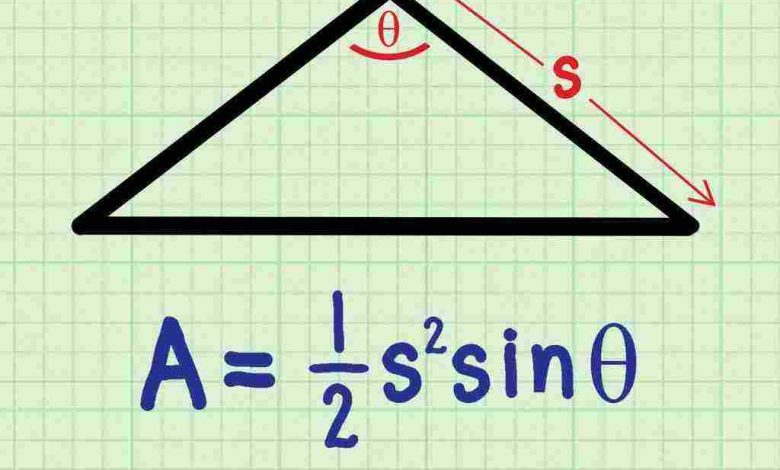 مساحة المثلث متساوي الأضلاع