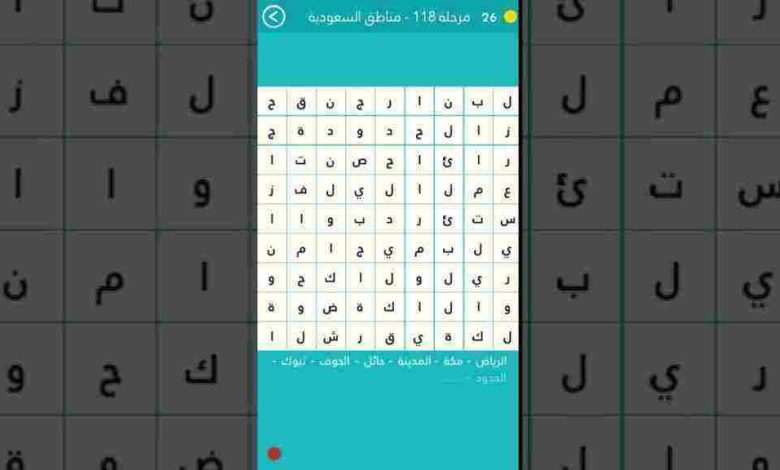منطقة تقع في وسط السعودية من 6 حروف